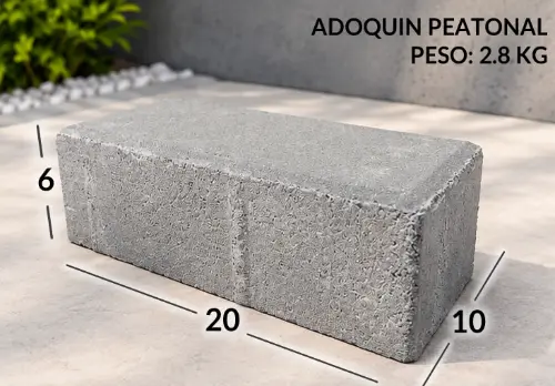 ADOQUIN PEATONAL