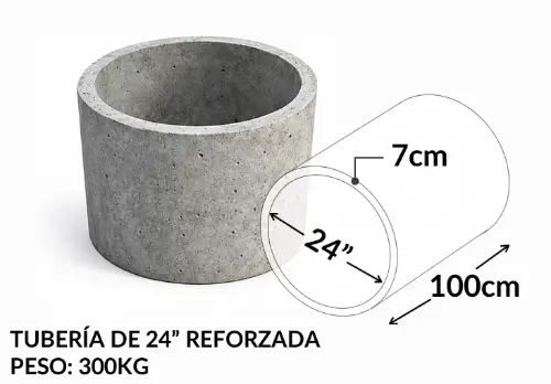 TUBERÍA DE 24