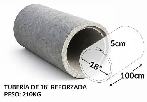 TUBERÍA DE 18